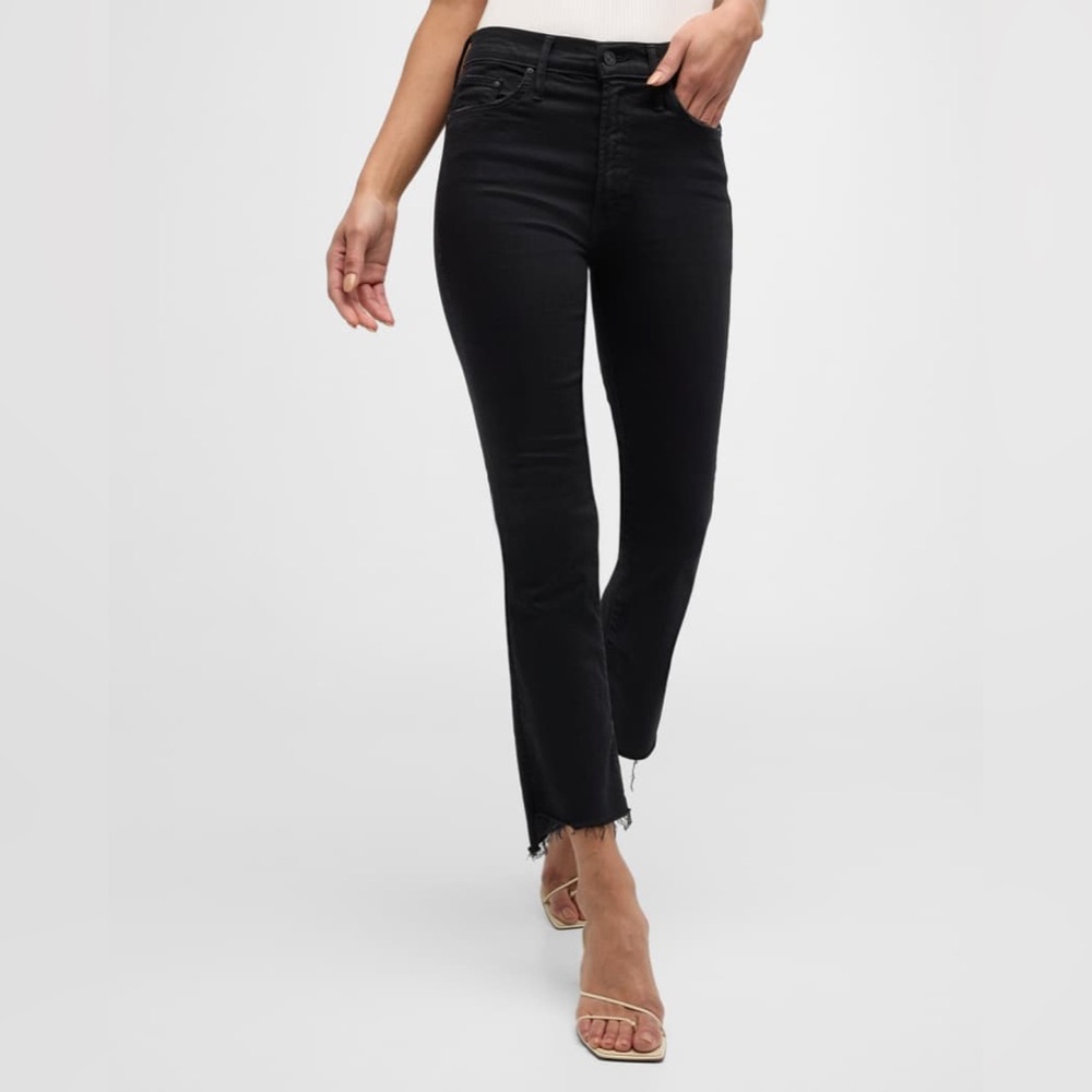 MOTHER The Insider Crop Step Fray Jeans - Picture 4 of 16